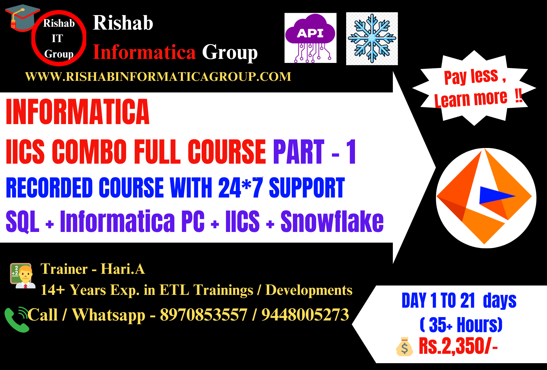 Informatica IICS COMBO Training