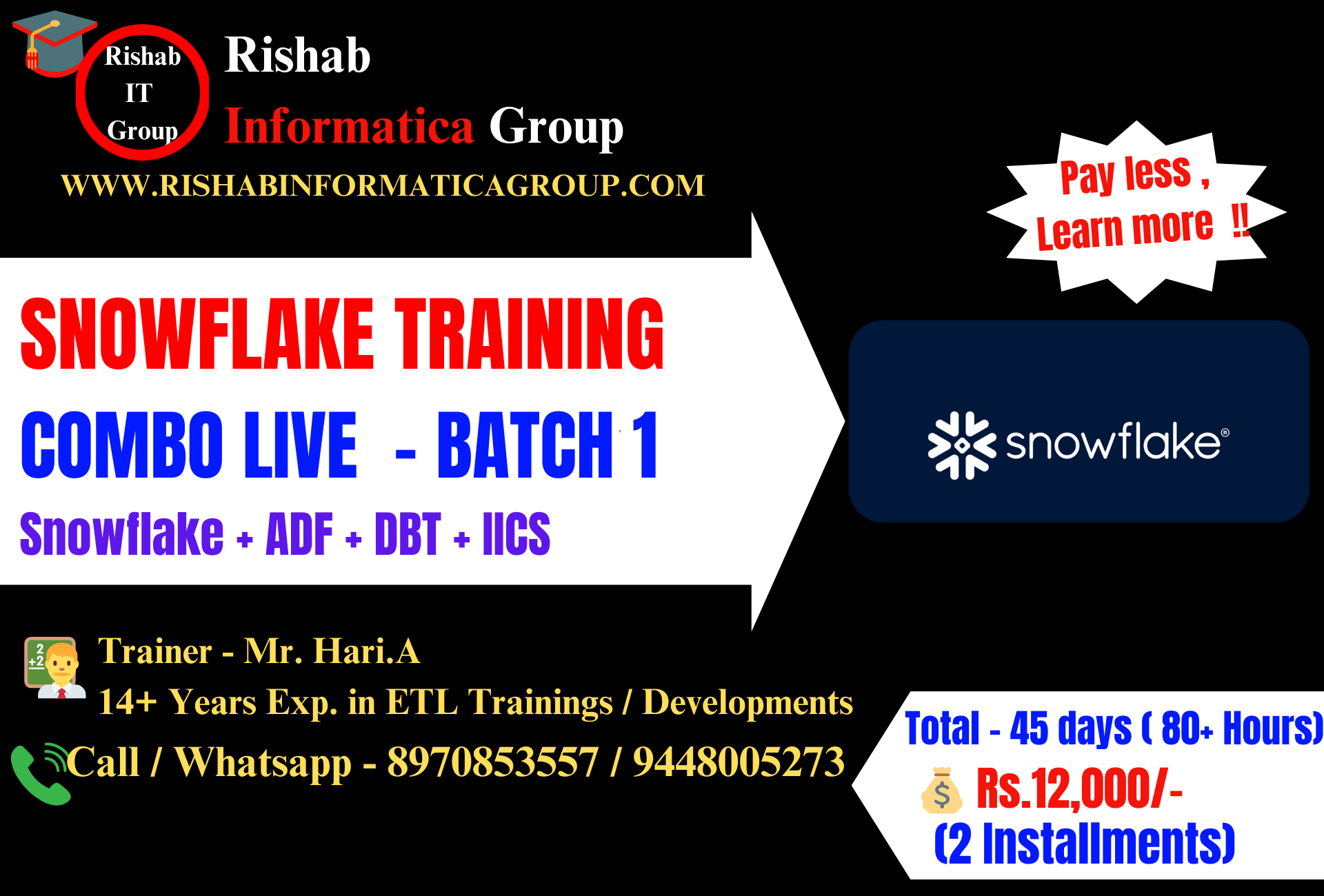 Snowflake Training